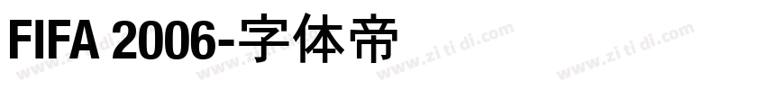 FIFA 2006字体转换